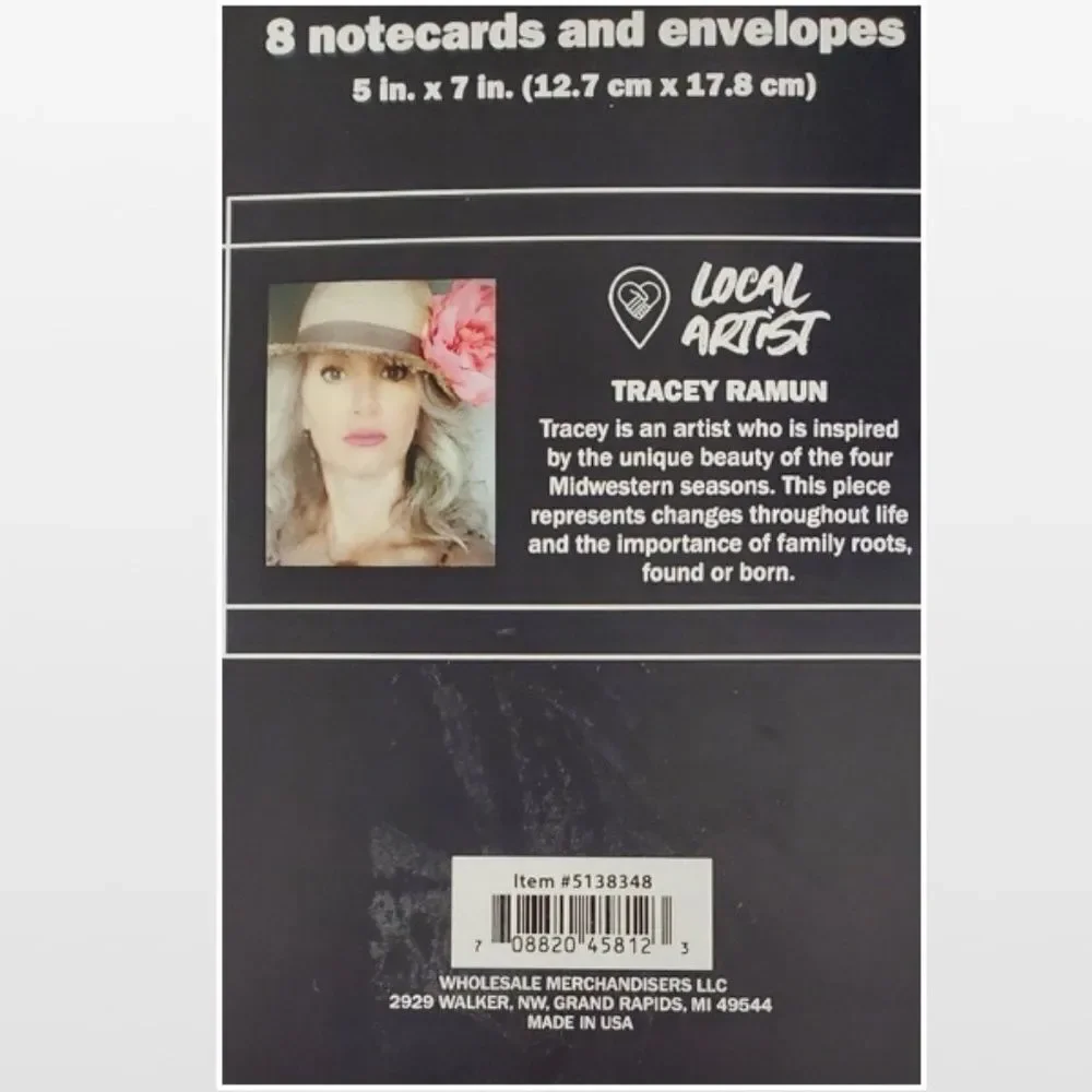 New 8 Matching Notecards & Envelopes